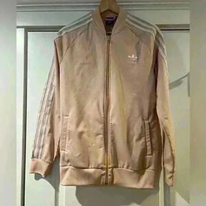 Blush pink Adidas zip jacket Youth XL 15-16